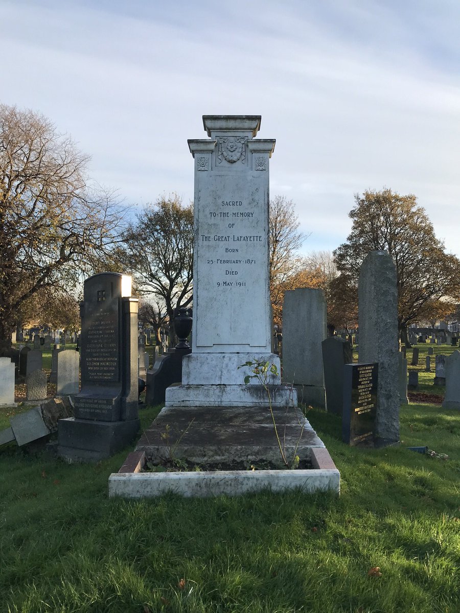 His ashes were taken back to Edinburgh and in a huge ceremony they were transferred to Piershill Cemetery. Beauty’s coffin was opened, and Lafayette’s ashes placed inside.