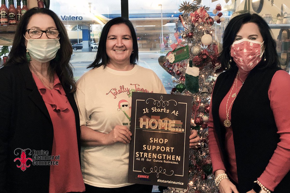ChamberEunice's tweet photo. EUNICE CHAMBER OF COMMERCE "IT STARTS AT HOME" Campaign w/Totally Tanned, 1801 W. Laurel Ave. for 3 ½ years. 546-0288. Tanning Salon, full line of dance wear &amp; accessories, Cajun gifts. Best thing about doing business in Eunice: "Everyone feels like family!” #itstartsineunice https://t.co/xgQi8IXpYX