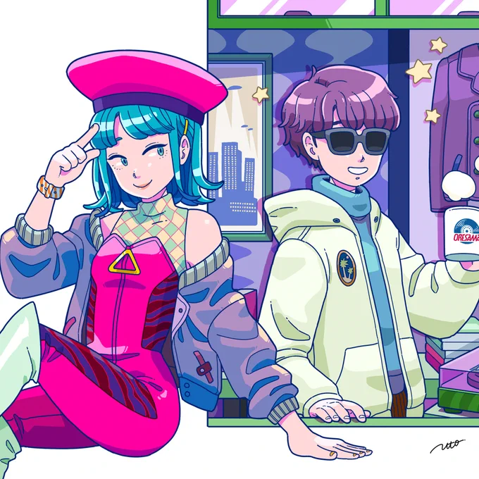 ORESAMAのDressup cover『密告テレパシー』アップされました。テレパシー系宇宙人押し掛けSFラブコメみたいなイメージでイラストを描きました。ベースがかっこいいです。聴いてね。
https://t.co/57UMJ2bQbl 