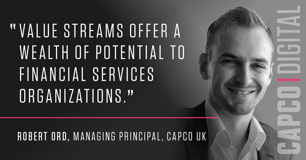 CapcoEd's tweet photo. Looking to accelerate #digital transformation in your firm? In this article, @Capco's Rob Ord and Raymond Tagoe look at the emerging trend towards value stream-led operating models in #financialservices today. https://t.co/UmjFSUjqHp https://t.co/jCRnHQ8acp