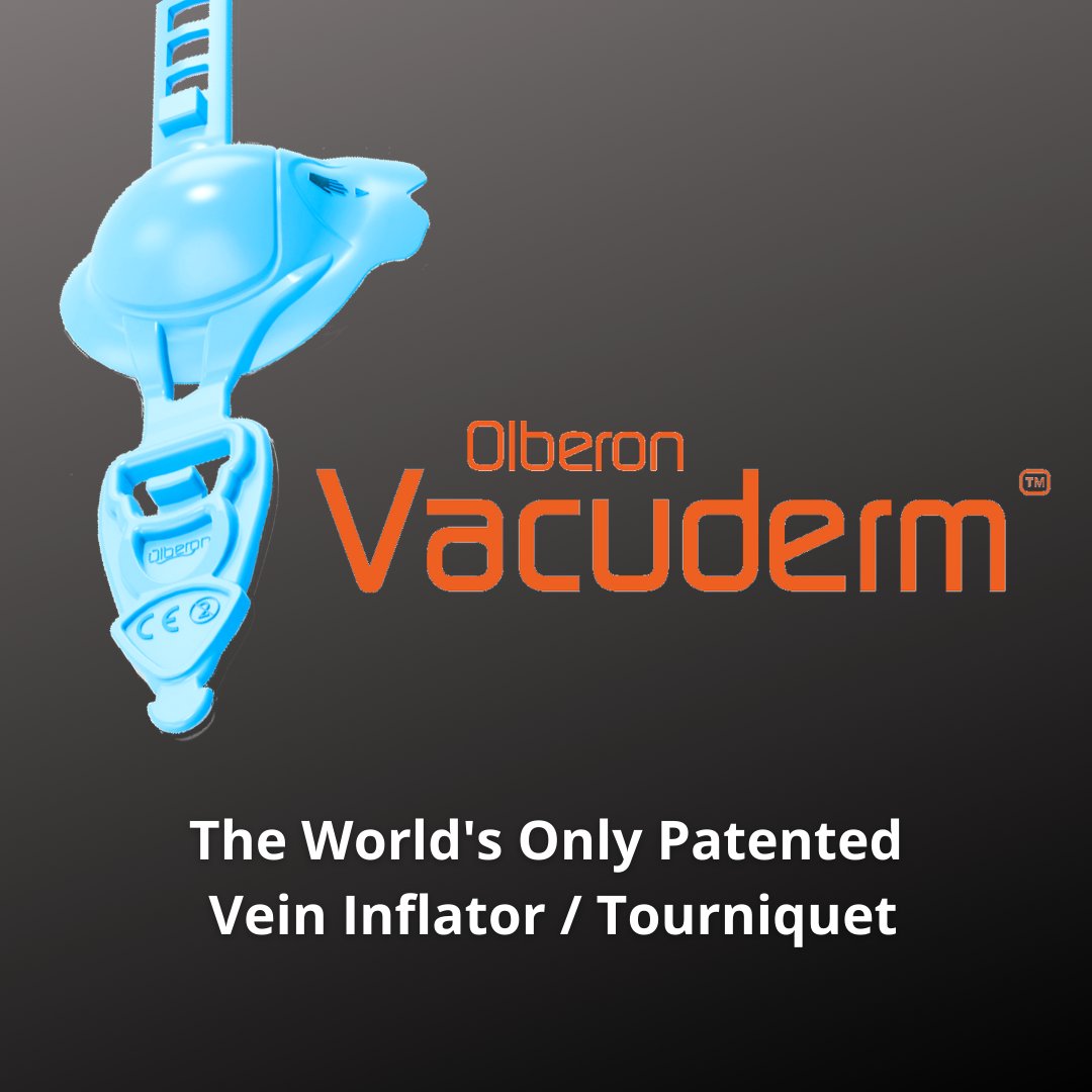 Vacuderm-Designed in the UK by clinicians. Improves preparation of difficult to access veins during cannulation READ MORE olberon.com/single-post/th… FREE samples at enquiries@olberon.com #medicaldevices #tourniquet #venousaccess #cannulations <a href="/CVAT_LTHTR/">LTHTR Central Venous Access Team (CVAT)</a> <a href="/GIwolfsonunit/">Wolfson Endoscopy UK</a> <a href="/TeamVatco/">VATCO- Vascular Access Team</a>