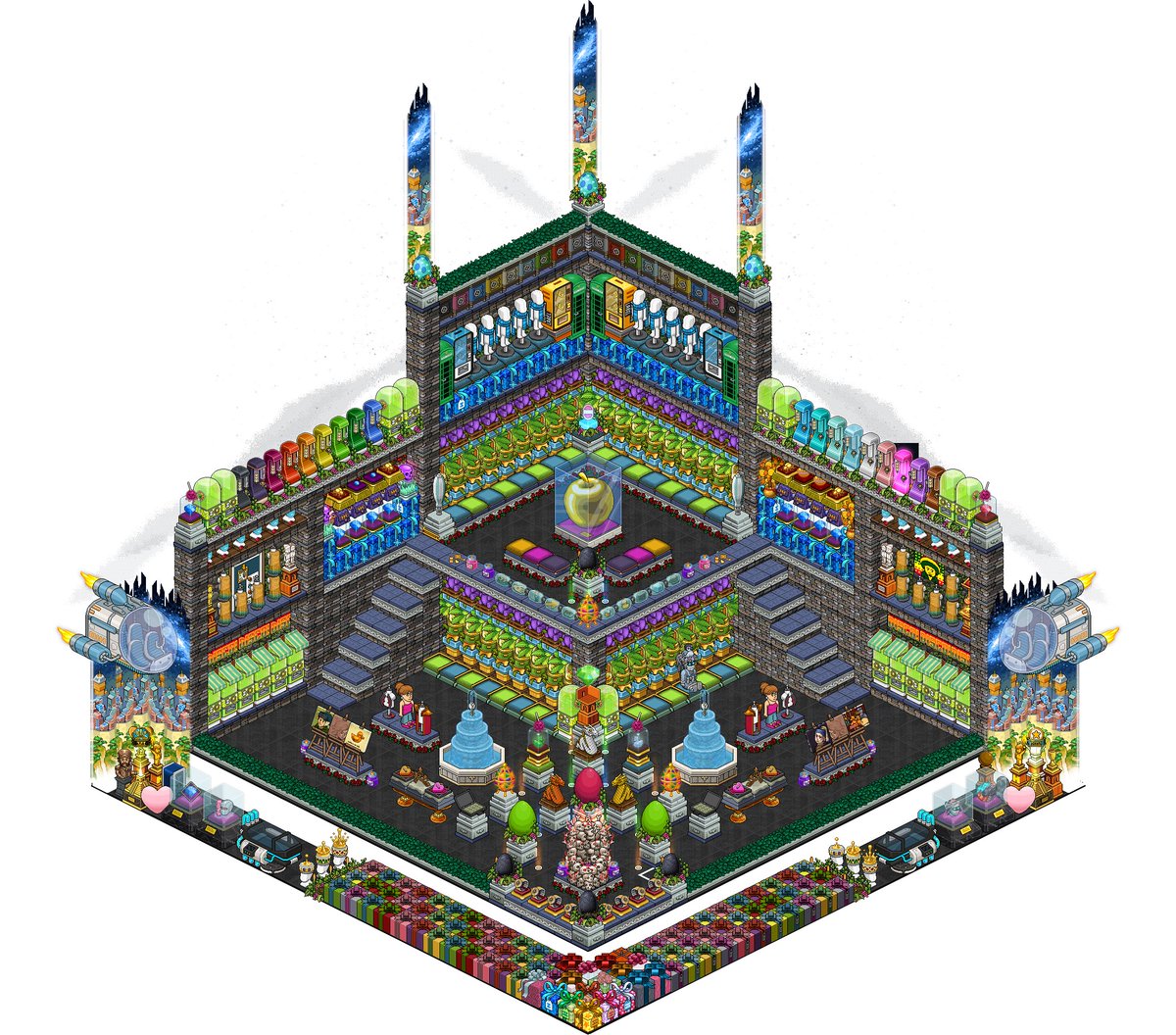 thatc00lgirl's tweet image. ✨A Rare Legendary Palace✨by @JumpmanHabbo #Habbo 
habbo.com/room/6634118