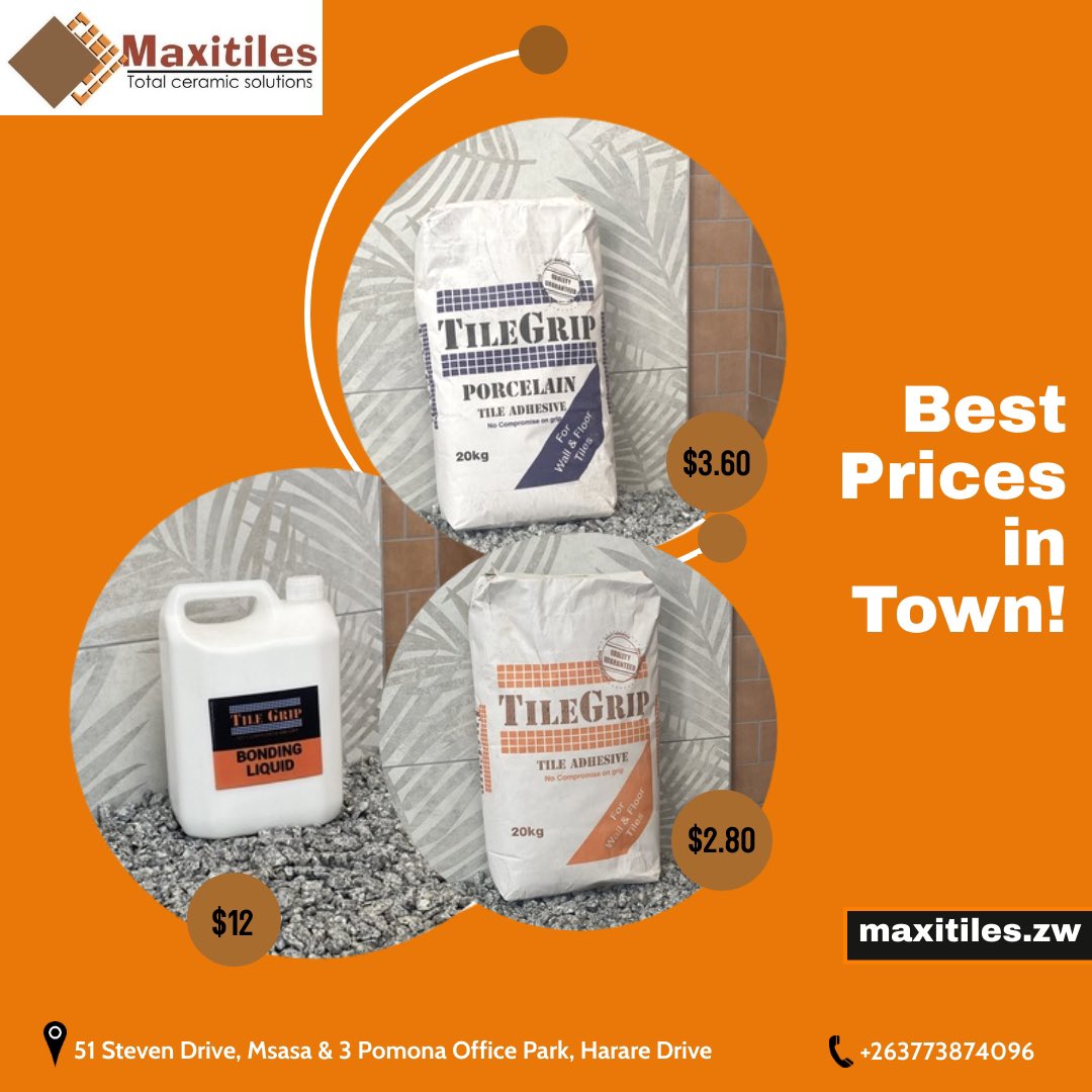 Maxitiles's tweet photo. Your tile installation needs are covered with Maxitiles. 

Come shop with us at our Pomona and Msasa Branches 😃 https://t.co/pH7yq8FBml