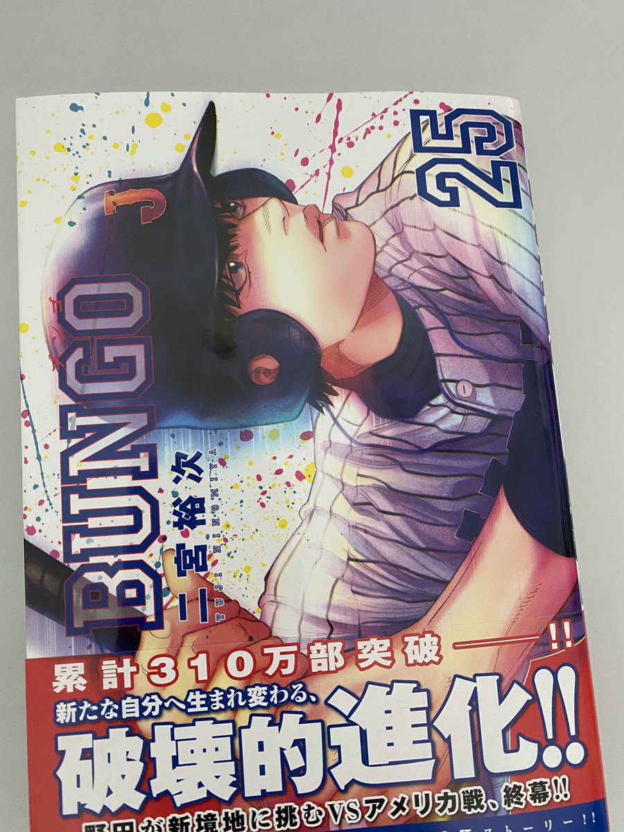 12月18日(金)にBUNGOーブンゴー25巻が発売されました。

U15日本×アメリカ決着。
今度は代表で仲間だった人達と全国で戦います。

よろしくお願いします。 