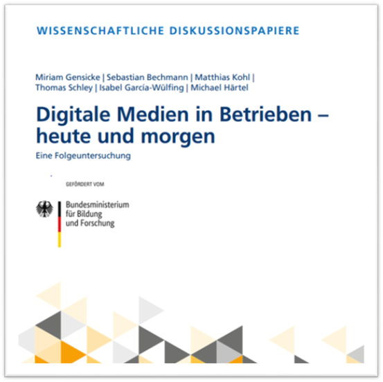 In einer zweiten repräsentativen Betriebsbefragung hat das @BIBB_de in Erfahrung gebracht, wie digitale Medien in betrieblichen Arbeitsprozessen &amp; der beruflichen Aus- und Weiterbildung genutzt werden. Zu den Ergebnissen:  bit.ly/3gX2QTq