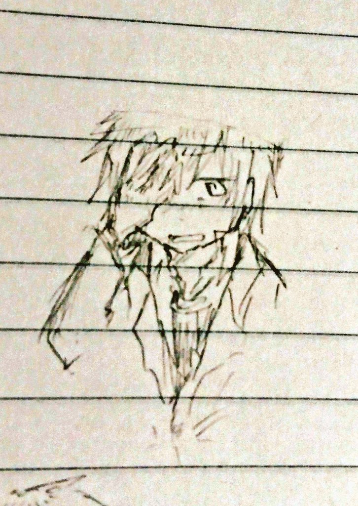 家で描くより授業中描いた方がうまい 