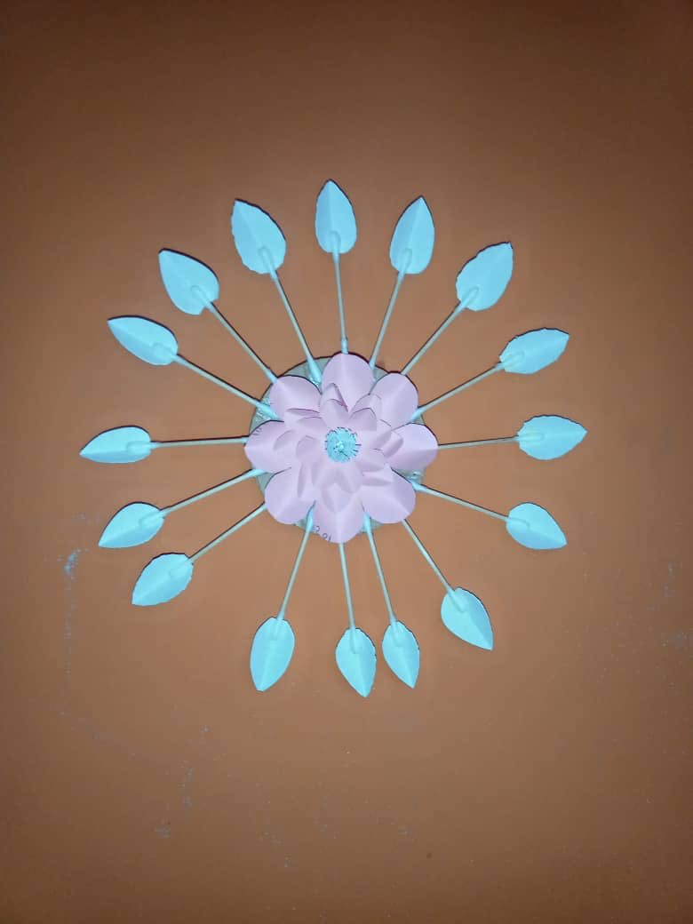 Cool and beautiful wall hanging flower 🌸 #walldecor #OurBoysAreBack #HiTacha #PlsSaveMorayo #HoekeleRestaurant #EndSARSImmediately #diy #DIY  #wallflower