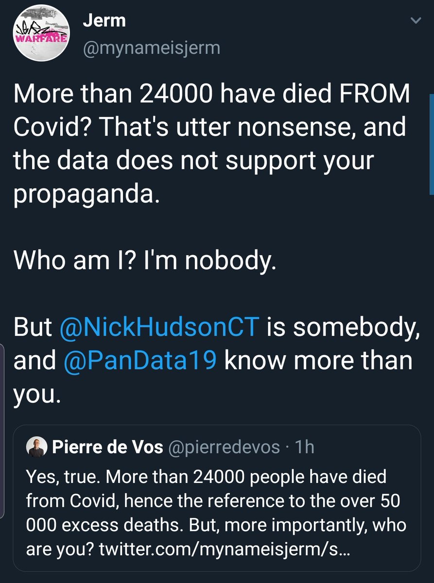BroNutro's tweet photo. Nobody has died FROM a farm attack. Thats utter nonsense and the data doesn't support your propaganda.

People die from bloodloss, blunt force trauma and gunshot wounds. https://t.co/yYVWV5FzsN