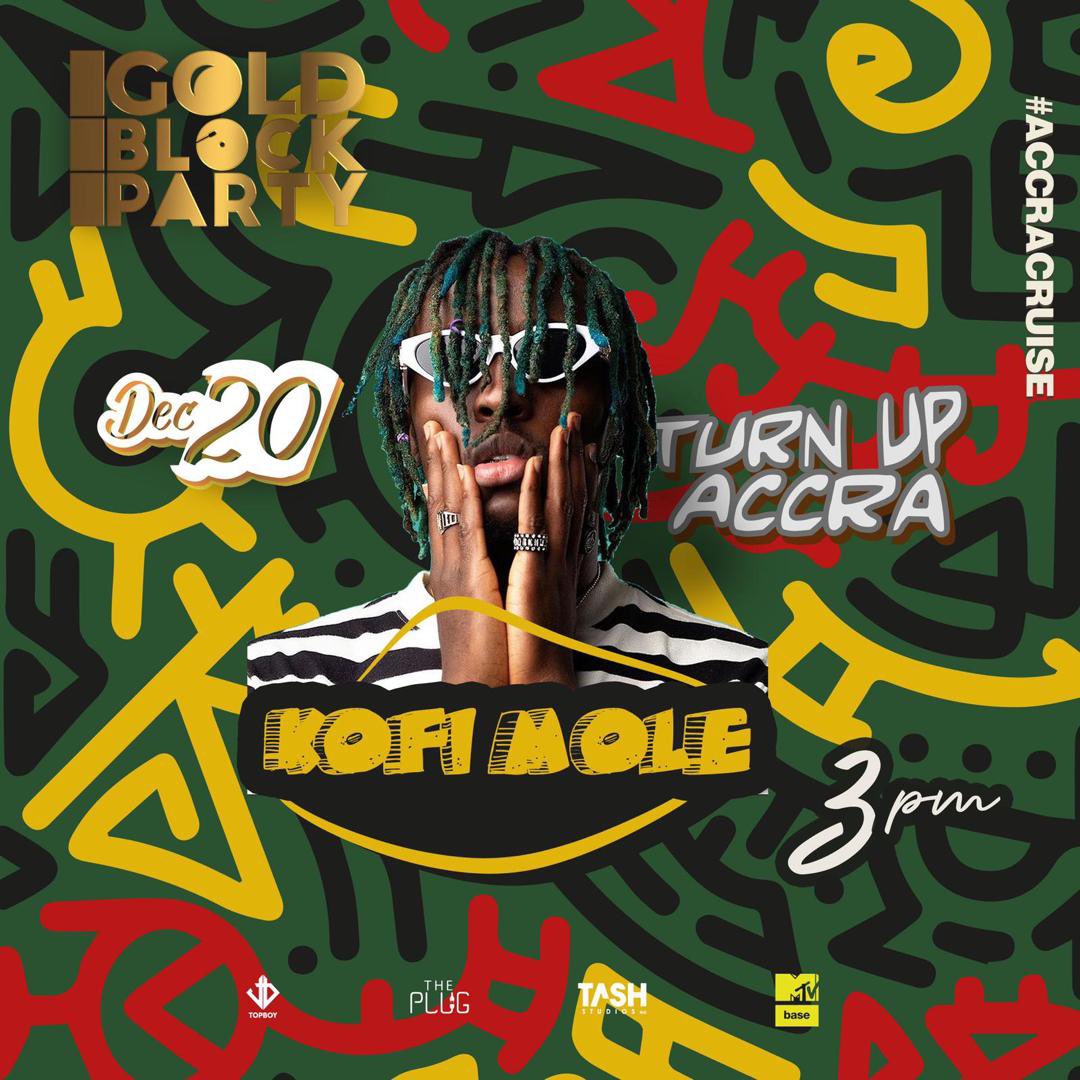 Apiigy's tweet photo. We Turn Up Accra this Sunday w/ #GoldBlockParty let’s link up at the Untamed Empire - Close to Action Chapel 4pm till u run away.
Hey Christmas officially kicks off with Good Vibes.
#WeekendInAccra
#WeMove🚀
Cc: The Super 🔌 @pepjunia https://t.co/VjJWijegQo