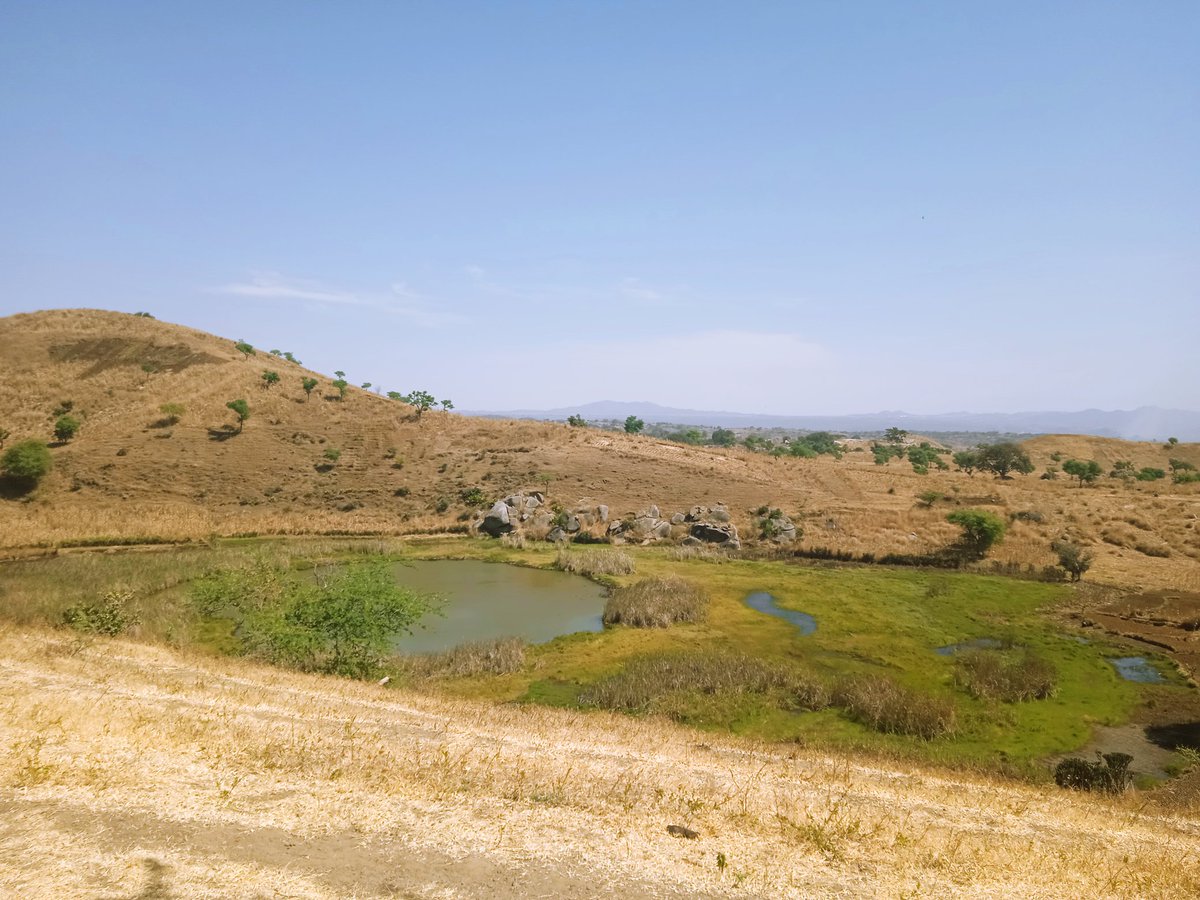 The Pidong Crater Lake is the only of it's kind in West Africa. It is located atop one of the Kerang Volcanoes in Ampang West, Mangu, Nigeria.