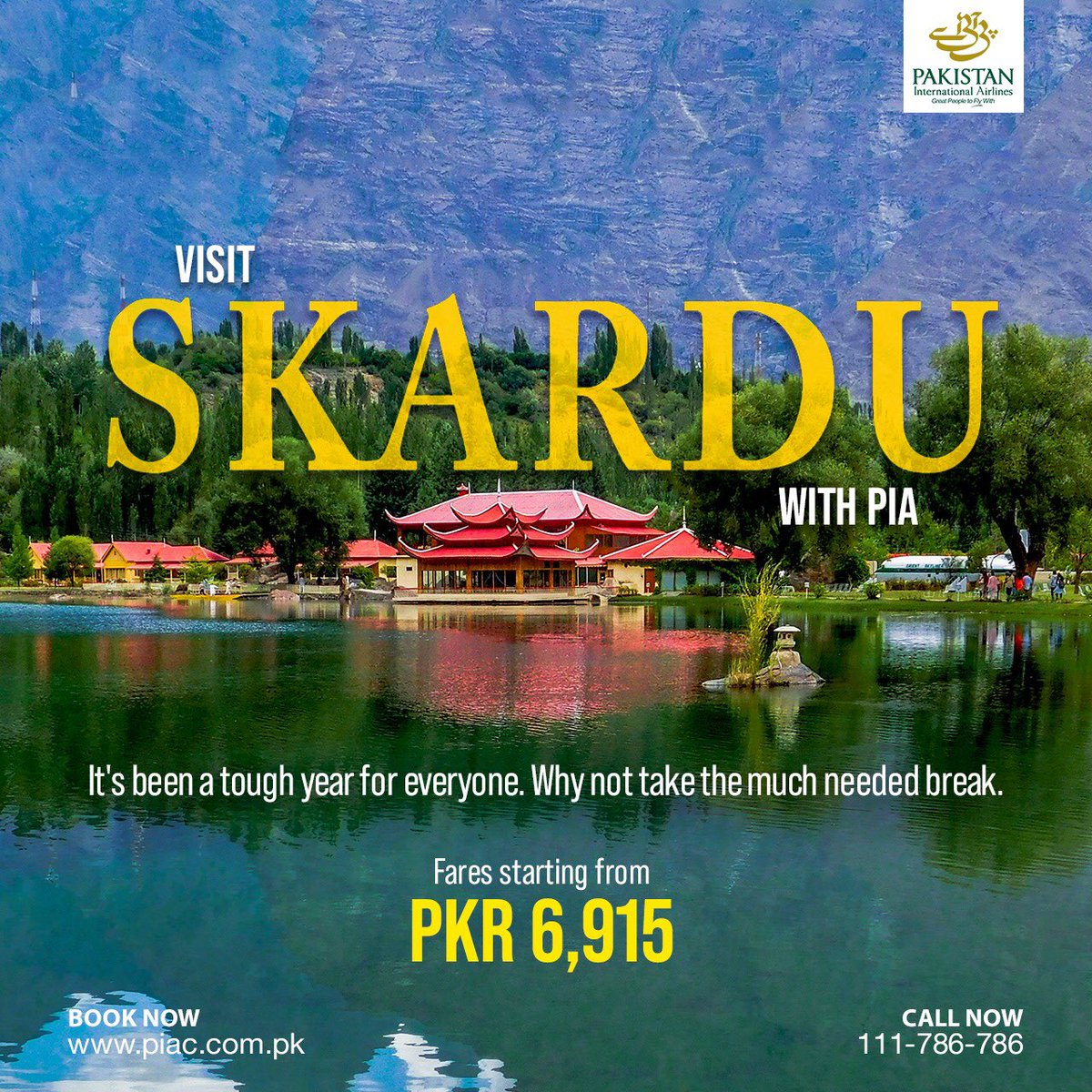 Official_PIA's tweet photo. Experience the beauty of SKARDU with PIA!!
Book Now: https://t.co/zzPi4NyCFA
#PIA #PIACares #Skardu #GreatPeopleToFlyWith https://t.co/dupRhGj7DL