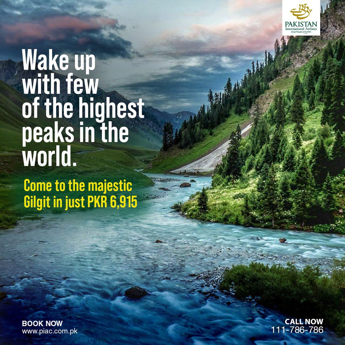 Official_PIA's tweet photo. Time to admire the Highest peaks in the world in Gilgit!!
Book Now: https://t.co/zzPi4NyCFA
#PIA #PIACares #Gilgit #GreatPeopleToFlyWith https://t.co/9IIrfqAz0c