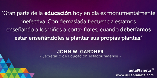 Aulaplaneta's tweet photo. John W. Gardner fue Secretario de #Educación estadounidense entre los años 1963 y 1969.

¿Creéis que sus ideas siguen teniendo cabida en la #enseñanza actual? ¡Comparte tu opinión!

#pedagogía #reflexióndeldia #formacióndocente https://t.co/XSTaMhA4SK