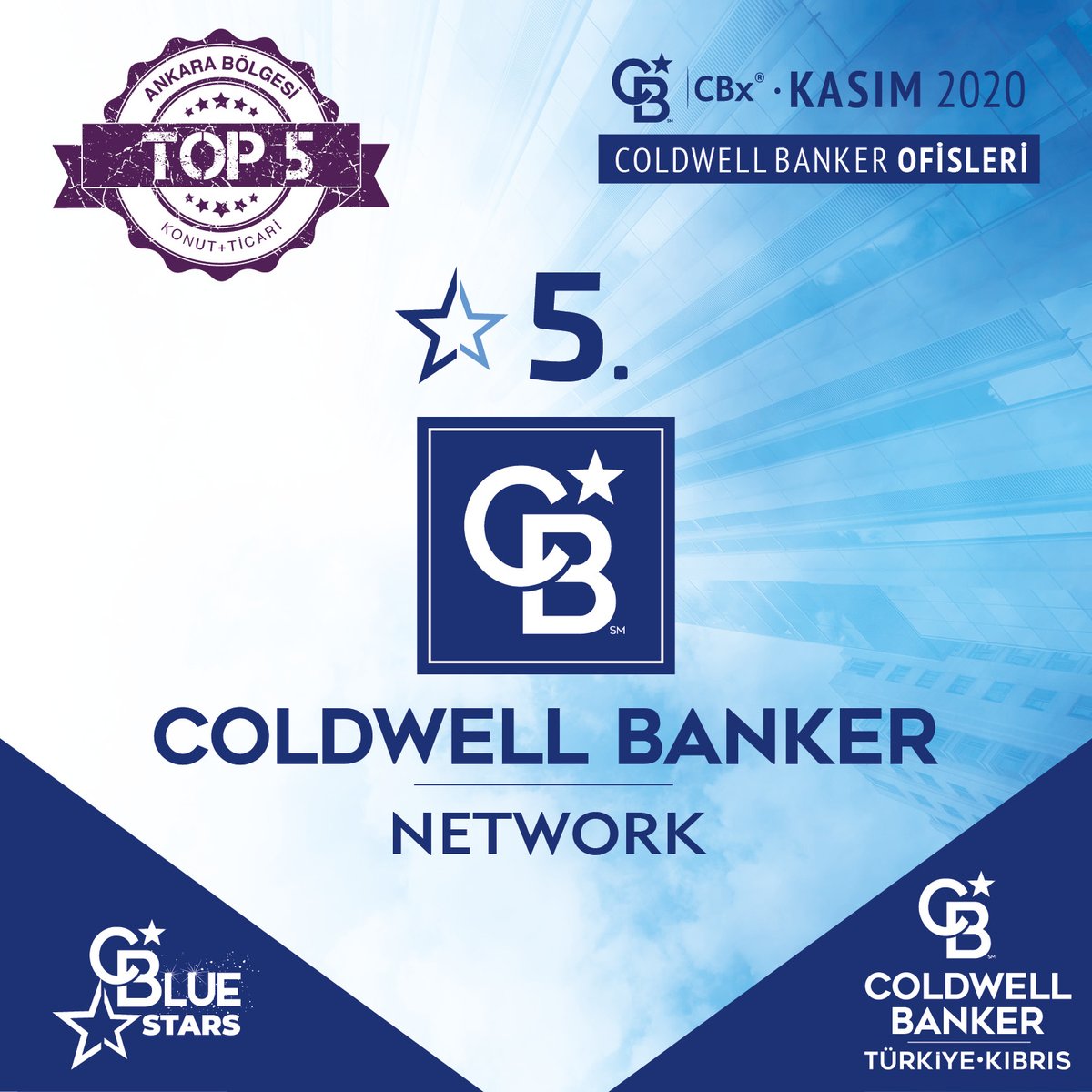 cbnetwork_'s tweet image. Kasım 2020 Blue Stars Ödüllendirilmesinde,
Ankara Bölgesinde
Coldwell Banker'ın
En Başarılı 5. Ofisi olduk!⭐🤩

CB Network ofisi olarak bu başarımıza katkısı olan herkese çok teşekkür ediyoruz.⭐👍🏼🧿