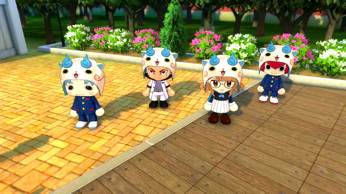 ゲーム 妖怪ウォッチ 公式 もんげ 交換アイテム追加 特設サイト ワイワイオープンキャンパス でポイントを貯めると入手できるアイテムに コマさんのかぶりもの が追加 これをつければ気分は コマさん ぜひ交換してね 特設サイトは