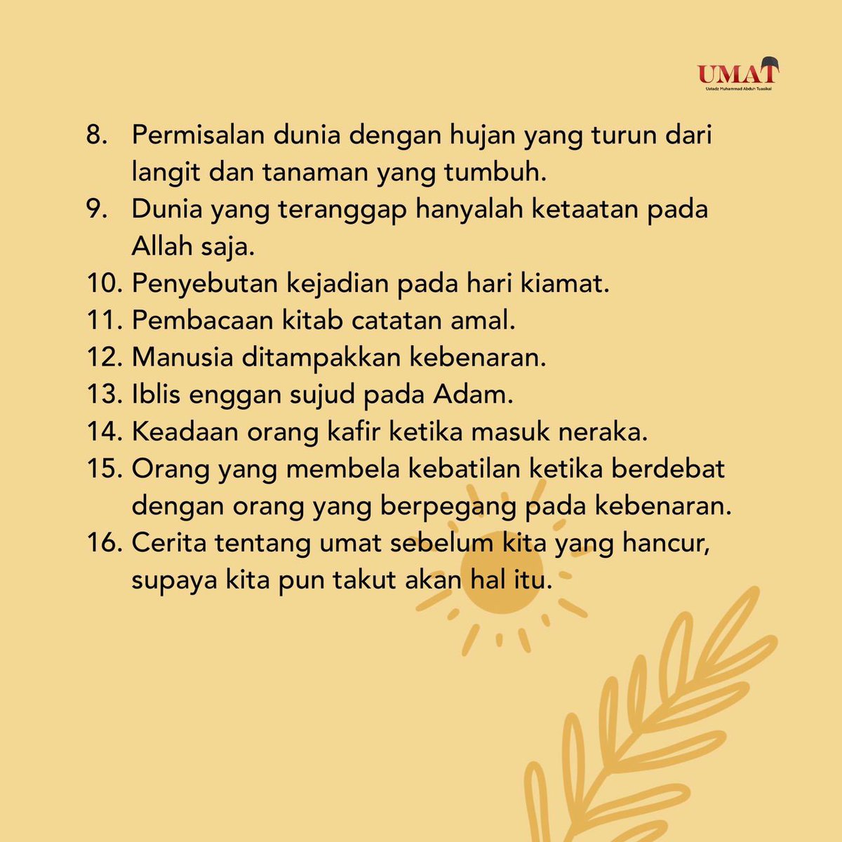 mabduhtuasikal's tweet photo. Apa sudah tahu kandungan singkat dari surah Al-Kahfi?

Jangan lupa baca surah Al-Kahfi hari ini, masih ada kesempatan hingga sebelum matahari tenggelam di hari Jumat.

Baca bahasan ini secara lengkap di artikel terbaru situs web Rumaysho:
https://t.co/2ayBaipM0g https://t.co/us9C81nJp7