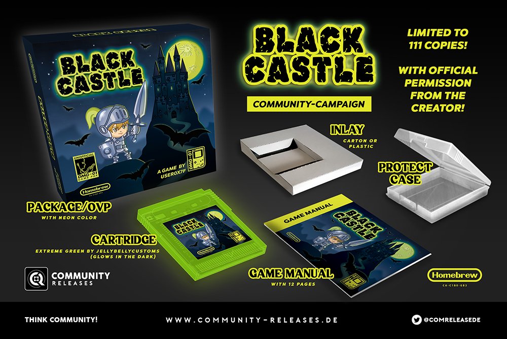 ComReleaseDe's tweet image. Hello Community!
We have excellent Xmas-News for you!
We will announce the reservation list of our new project Black Castle on 4th Advent this year in our board at 22 o clock (German Time)!

We wish you Merry Xmas and stay healthy!
#BlackCastle #Gameboy #CommunityReleases