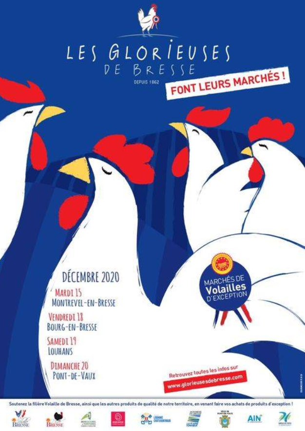 Departement_AIN's tweet photo. [GLORIEUSES] #Gastronomie La #volaille de #Bresse à l'honneur ! Rendez-vous cet après-midi sur le marché couvert de Bourg-en-Bresse #Ain. Les #Glorieuses font leur marché ! ➡️ https://t.co/fdriAXvk6V #tradition #icicestlain @GeorgesBlancOff @saveursdelain https://t.co/Yw0tf2iq1Y