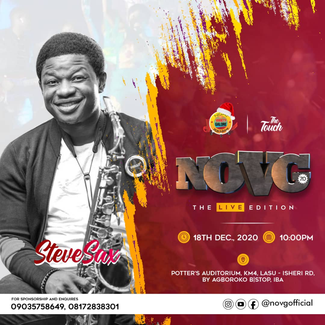 AdeoyeAjimo's tweet photo. Join us for NOVG today in Lagos with my dear brother Optimist-Ibk Optimist-Ibk Invite others. Check flier for details.🔥🙏💃🕺😘💝💥🎉🎷

#gospelmusic #musician #artiste #ministry https://t.co/q8fGqnQbBN