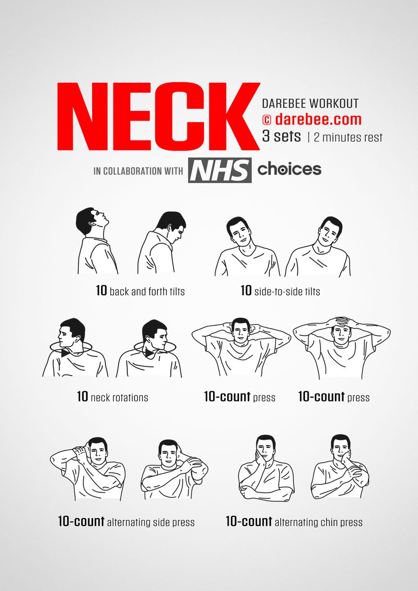 Darebee On Twitter Workout Of The Day Neck Workout By Darebee Pdf Download Https T Co L2fvue4cyy