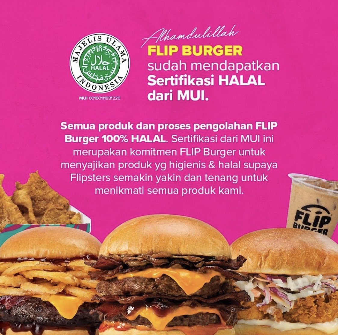 FLIP Burger on Twitter "Flipsters, setelah proses yang panjang
