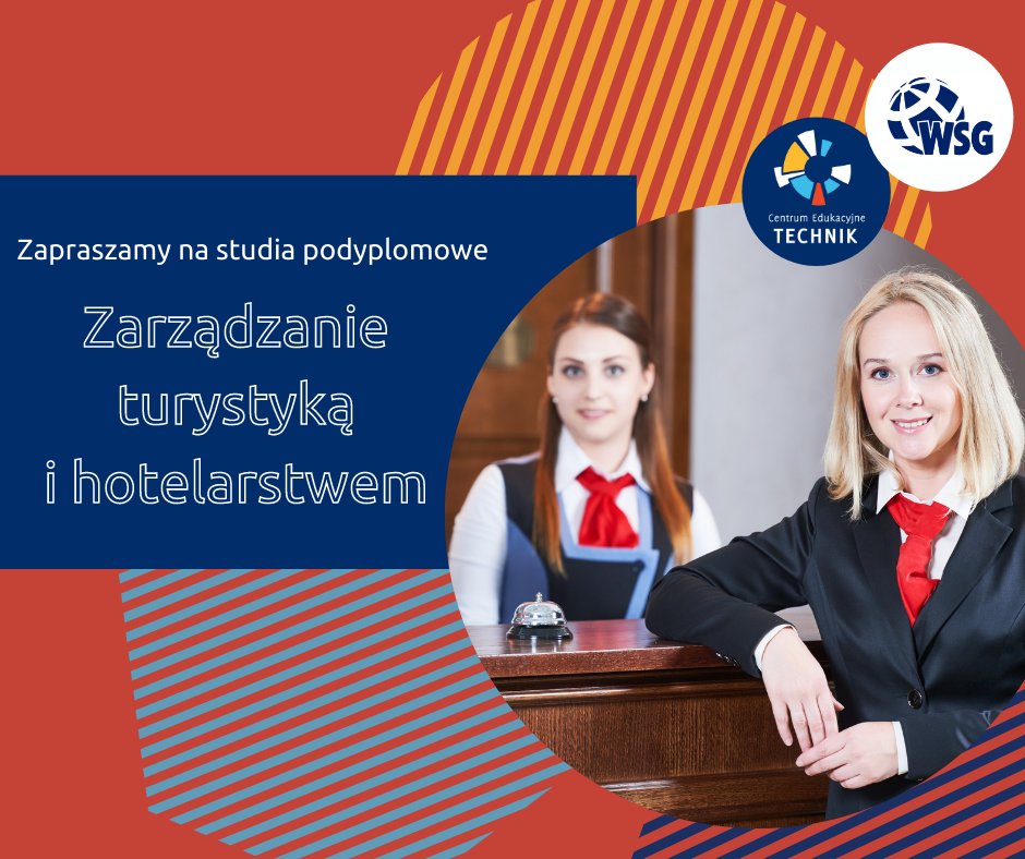 technikslupsk's tweet photo. 📣 Zapraszamy na studia podyplomowe 🎓

Zarządzanie Turystyką i Hotelarstwem ✈️🏨

Więcej informacji ⬇
https://t.co/Z1sfYVBXcA

#studies #student #school https://t.co/oAmy2HodyB