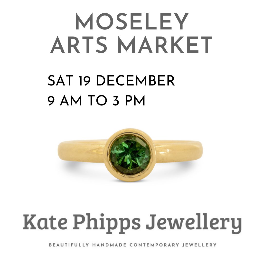 KateP_Jewellery's tweet photo. @ArtsBrum  #Moseley Arts Market and @MoseleyFarmMkt are on tomorrow. They’re the perfect place to get your last Christmas gifts, direct from the makers and support small, local businesses at the same time. #Birmingham https://t.co/MMr5rtFGmH