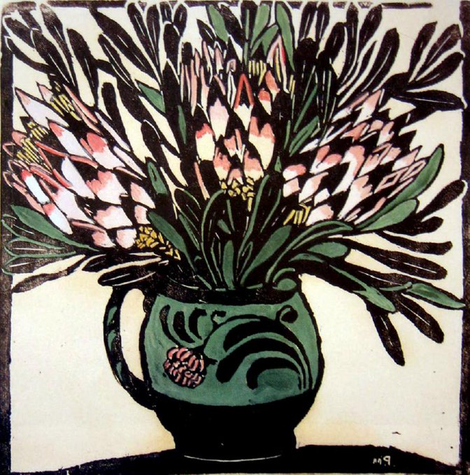 womensart1's tweet photo. Margaret Preston (1875-1963), Australian painter/printmaker regarded as one of Australia's leading modernists of the early 20thc #womensart https://t.co/qduvAs9ygU