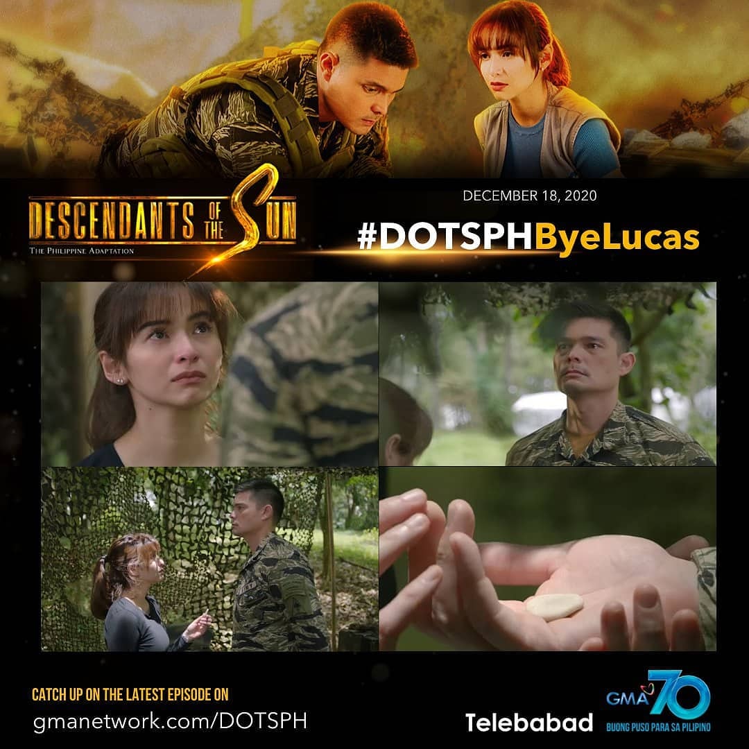 #DOTSPHByeLucas: How to say goodbye when what you really want to say is 'stay'? 😢💔
@MercadoJen
@dingdongdantes
@nacinorocco
@jascurtissmith
#DescendantsOfTheSunPH
#DOTSPH full eps: bit.ly/2SMJ9lZ