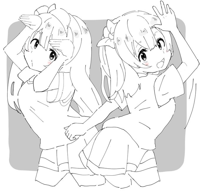ほのちゅん謎ポーズ 