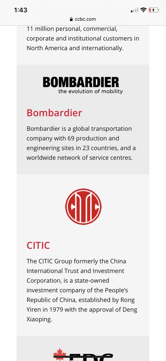 CITIC is proud sponsor of Canada China Business
