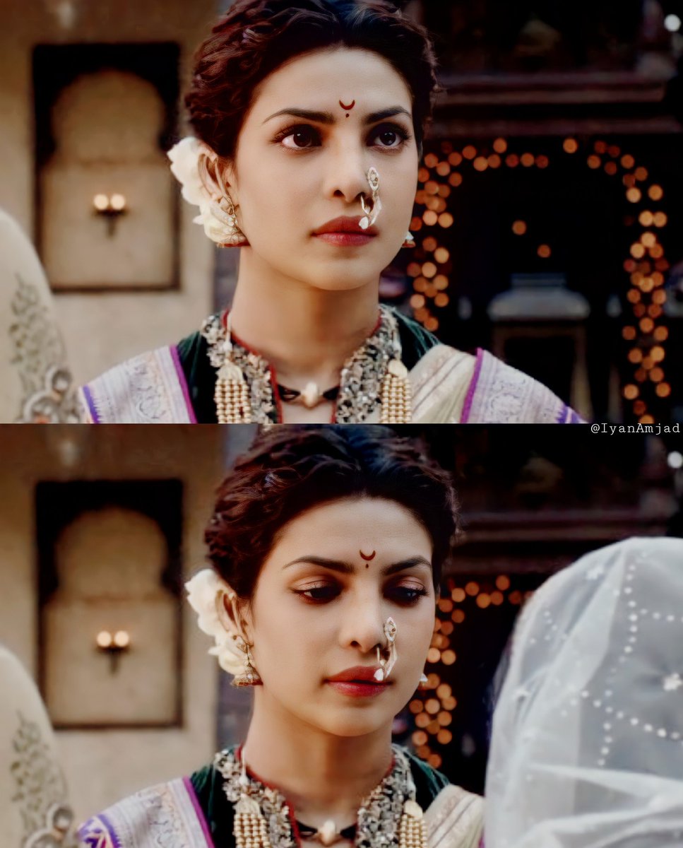  @priyankachopra shone as Kashibai.She conveyed various emotions with near-flawless comprehension of her character's inner world.Her scenes were the highlights of the film and she owned them.One of her most outstanding performances as an artist for sure. #5YearsOfBajiraoMastani