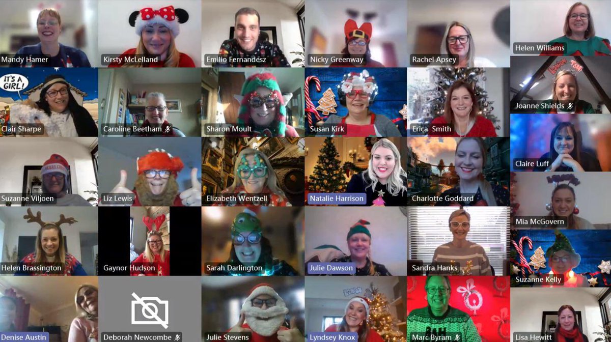 NatalieMedstrom's tweet photo. What an amazing team of people I have the privilege of working with. The @MedstromUK Sales &amp; Clinical team showing us their best festive attire with their usual positive attitude at our virtual meeting yesterday 👏🎄 #medstromfamily https://t.co/2VBKi9sMjt