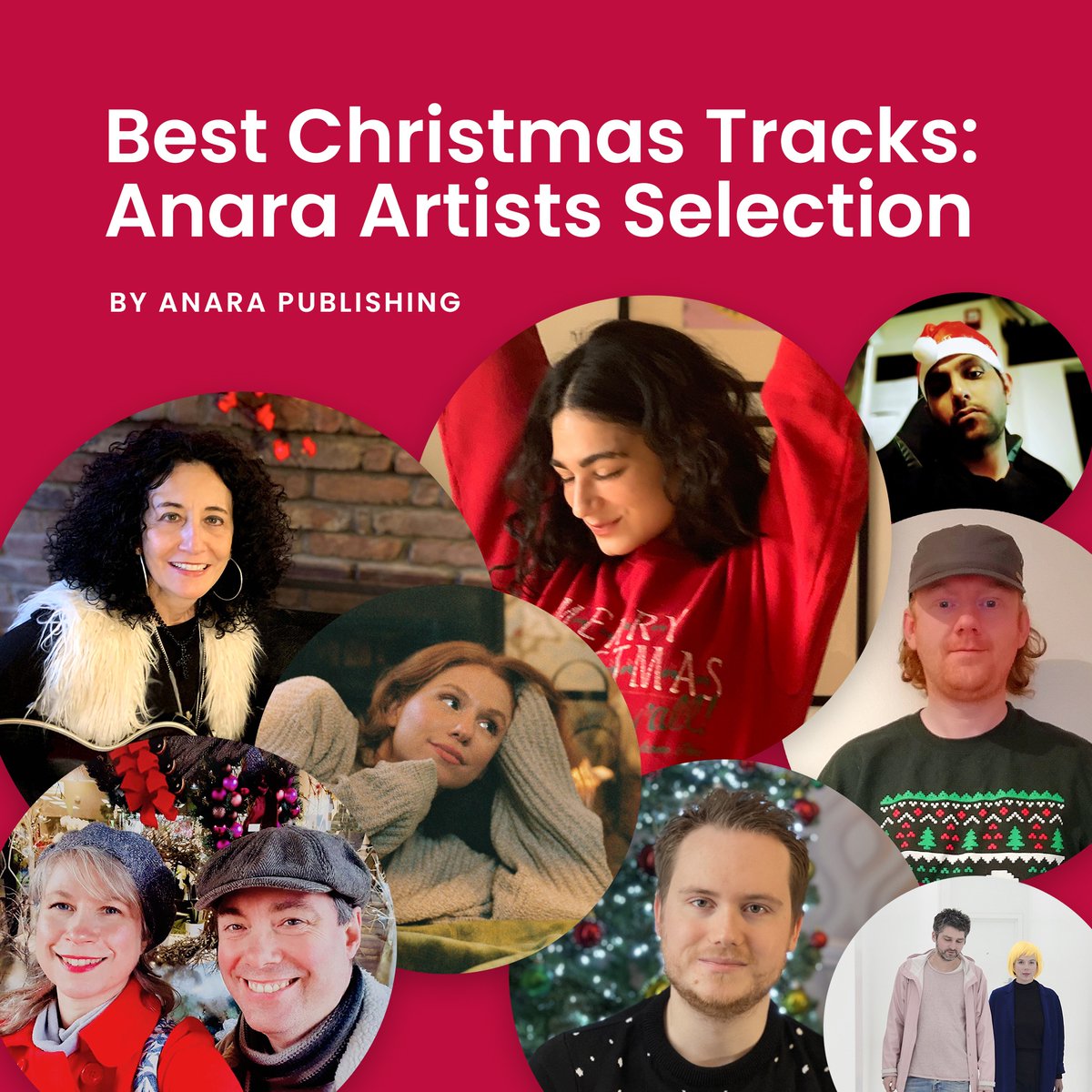 AnaraPublishing's tweet photo. Anara Publishing artists choose their favourite holiday songs! Cover: @Eljuri , @Kavya_Trehan
, #Nivid, #ReedMaxfield, #LorenNoyman, @Brandon1980s , @FABRIKtheBand , #stph. https://t.co/uqJgfP6toG #musicpublishing #synclicensing #musicroyalties #royaltycollection #musicindustry https://t.co/KFAh3dXVE3