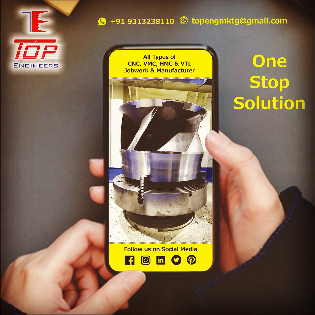 Top_engineers_'s tweet photo. #cncmachining #vmcmachinejobwork #vtlmachining #manufacturer #hmcmachining #engineering #topengineers #quality #technologies #jobworks #pumpparts #criticalparts #specialproducts #rajkot #gujarat #india #exporter #mechanical #thirdpartymanufacturer https://t.co/PDlL27xgUg