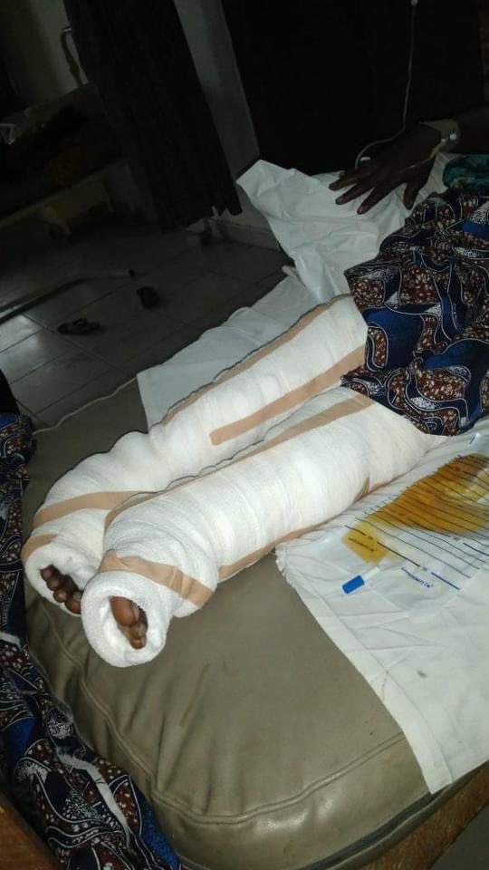 IamOchor's tweet photo. Twitter Nigeria Help me get Justice for my uncle Amaechi who's a victim of police brutality during the riot at rupkokwu by using the #justiceforamaechi trend on your social media post #endpolicebrutality.. he's got two bullets to his spine. https://t.co/uRhStp9AzK