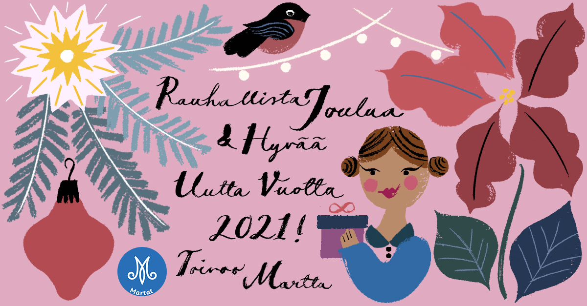 Aloitamme julkaista Pohjois-Karjalan Martta Podcastia 2021. Aiheet vaihtelevat ajankohtaisista aiheista kotitalous ja puutarha-aiheisiin. Ekassa jaksossa keskustellaan jouluun liittyvistä asioista.
anchor.fm/pohjois-karjal…
Hyvää joulua jokaiselle sekä onnellista uutta vuotta 2021!