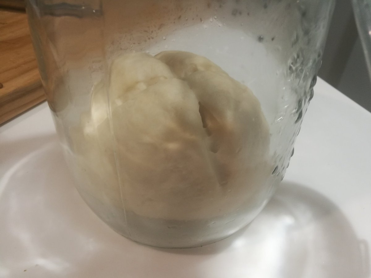 A whole new concurrent experiment: making panettone with pasta madre, the (less liquid, less sour) Italian version of sourdough.