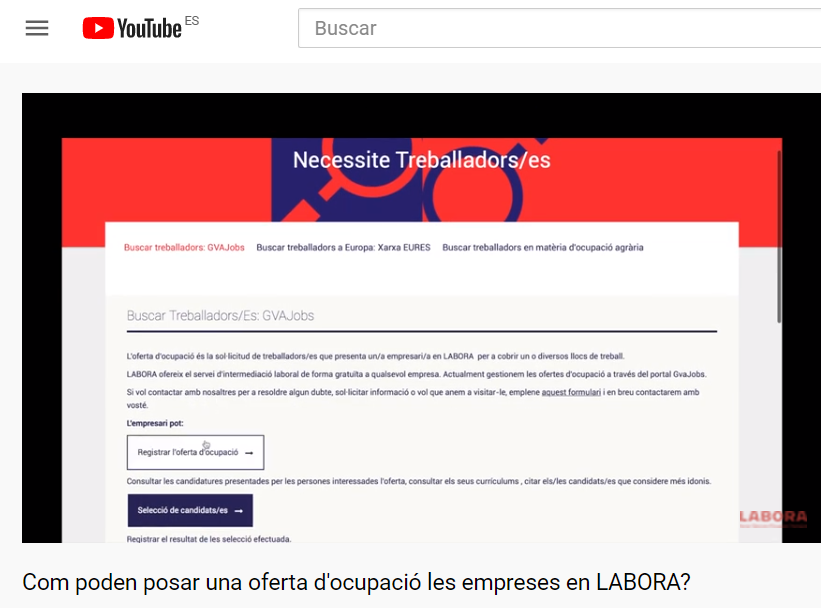 GVAlabora's tweet photo. 📢📢¿Tienes una empresa🏢? 
¿Buscas personal trabajador?💼
👉🏻En la página web de #Labora puedes publicar una #OfertadeTrabajo
👀Mira este tutorial ⬇️
https://t.co/u3NFFBoqnX
👩🏻‍💻 Te asesoramos durante todo el proceso de selección
#Empleo #Empresas #GvaJobs #SomLABORA https://t.co/mYkxMOogj8