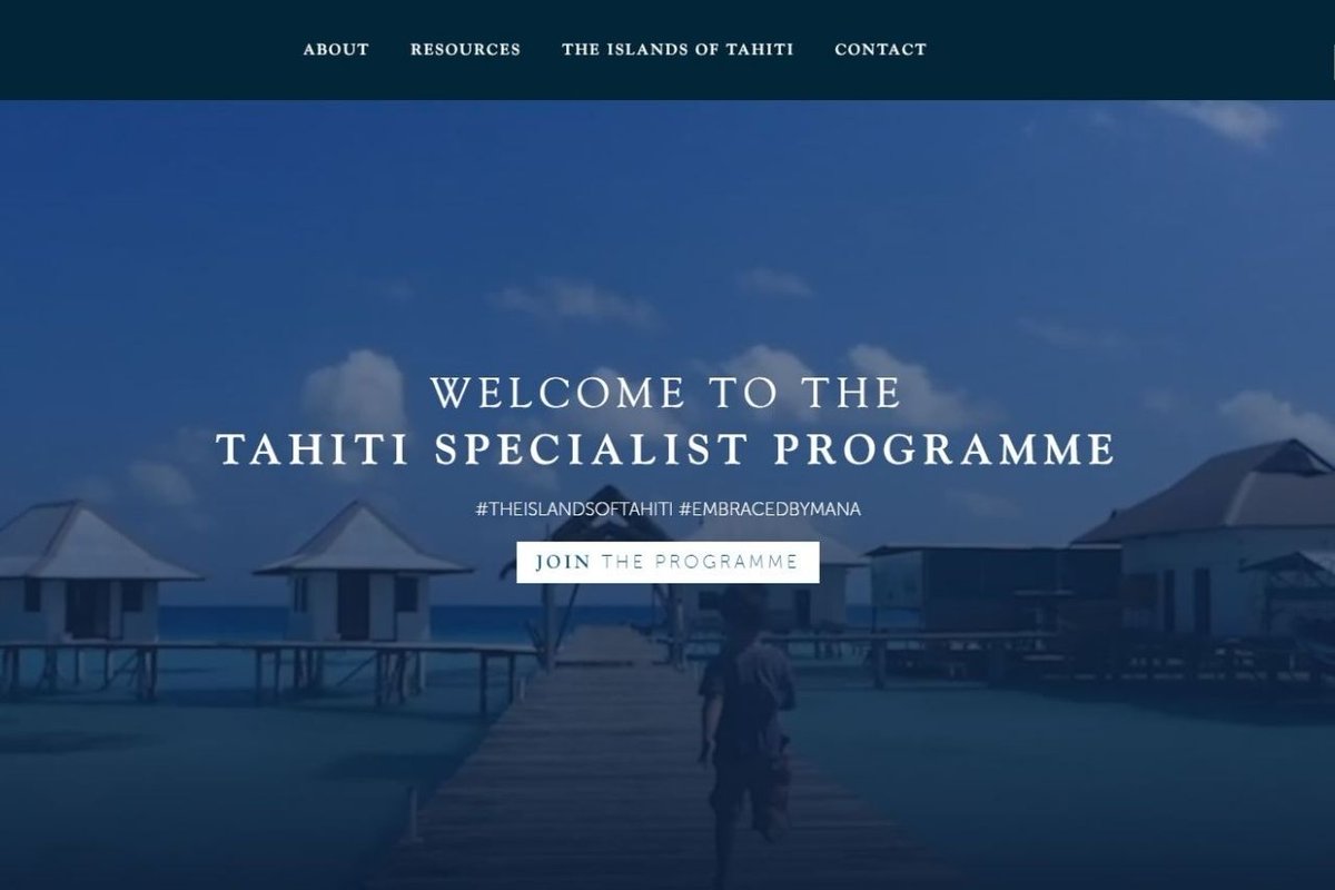 Tahiti Tourisme has launched its Tahiti Specialist Programme and is giving away a place on a 2021 fam trip to celebrate.

pata.org.uk/win-a-fam-trip…