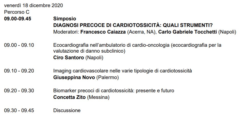 Giulia Elena Mandoli, MD, PhD, FESC, FISC (@drgemandoli) on Twitter photo Identificazione di danno precoce cardiaco da cardiotossicità, un tema sempre più attuale!
Aula C ore 9
#SIC #SICdigital #SIC81
<a href="/CiroSantoro17/">Ciro Santoro</a> <a href="/SIC_CARDIOLOGIA/">SIC Società Italiana di Cardiologia</a> <a href="/IndolfiCiro/">Prof. Ciro Indolfi</a> <a href="/GiovanniBenfari/">Giovanni Benfari</a> <a href="/Fedeilardi/">Federica Ilardi</a> <a href="/JSabatino86/">Jole Sabatino</a> <a href="/saramoscatelli7/">Sara Moscatelli</a> <a href="/SilCastelletti/">Silvia Castelletti</a> <a href="/italian_cot/">Italian Cardiologists Of Tomorrow</a> Identificazione di danno precoce cardiaco da cardiotossicità, un tema sempre più attuale!
Aula C ore 9
#SIC #SICdigital #SIC81
<a href="/CiroSantoro17/">Ciro Santoro</a> <a href="/SIC_CARDIOLOGIA/">SIC Società Italiana di Cardiologia</a> <a href="/IndolfiCiro/">Prof. Ciro Indolfi</a> <a href="/GiovanniBenfari/">Giovanni Benfari</a> <a href="/Fedeilardi/">Federica Ilardi</a> <a href="/JSabatino86/">Jole Sabatino</a> <a href="/saramoscatelli7/">Sara Moscatelli</a> <a href="/SilCastelletti/">Silvia Castelletti</a> <a href="/italian_cot/">Italian Cardiologists Of Tomorrow</a>