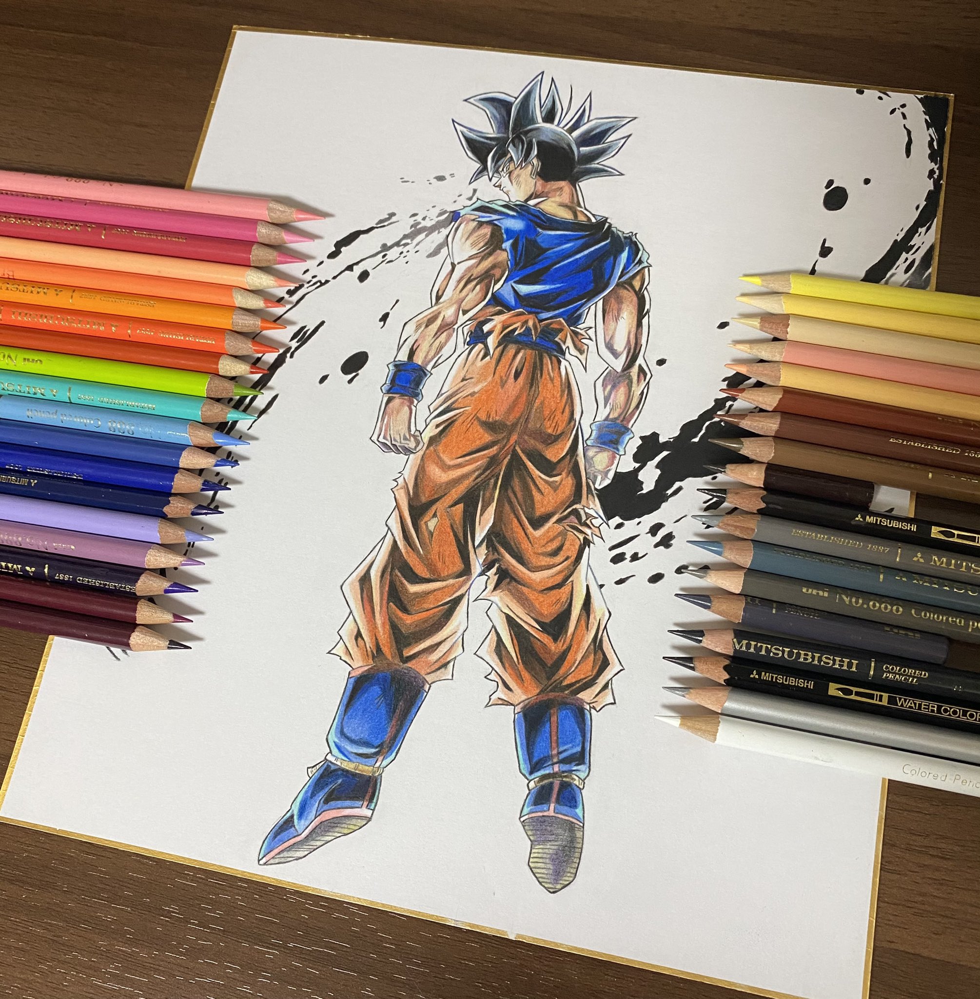 Ss4 レジェンズより身勝手の極意 兆 孫悟空描きました ドラゴンボール レジェンズ 身勝手の極意 孫悟空 色鉛筆 模写 T Co Qomeds7gej Twitter