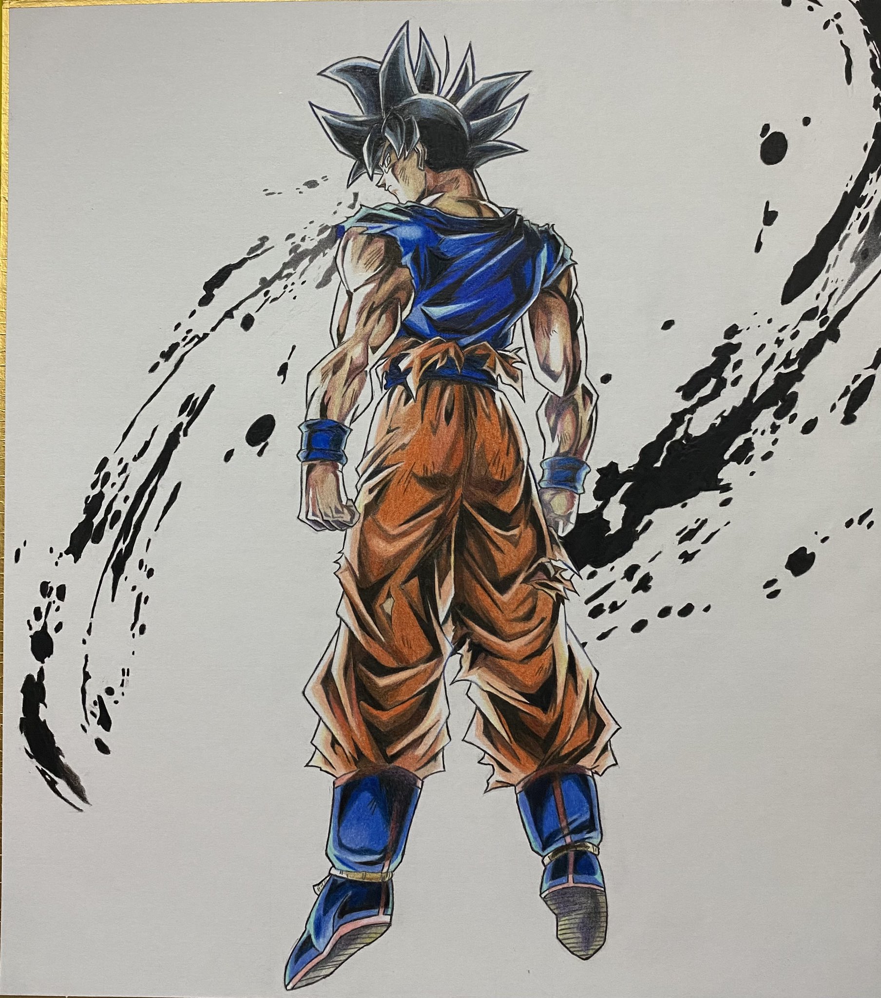 Ss4 レジェンズより身勝手の極意 兆 孫悟空描きました ドラゴンボール レジェンズ 身勝手の極意 孫悟空 色鉛筆 模写 T Co Qomeds7gej Twitter