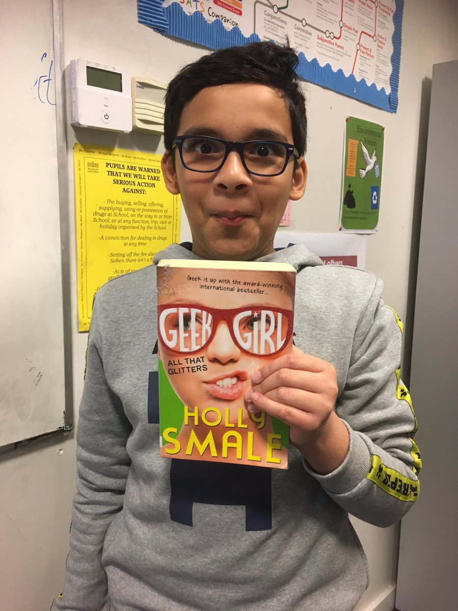 Our final selection this week comes from Abdullah who highly recommend ‘Geek Girl’ by Holly Smale #BookReview #BookRecommendation