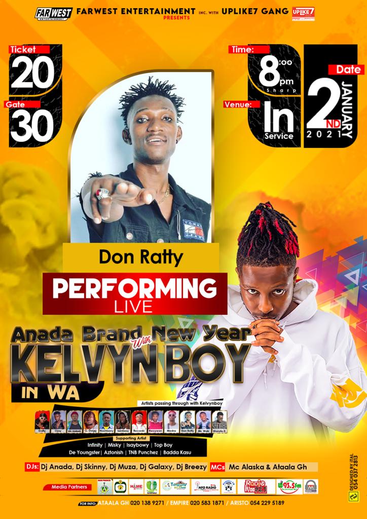 DonRattyOfficia's tweet photo. I want to buy a house buy another car! Anada brand new year!
Get ready to catch a vibe with the #afrobeats_bardman himself @kelvynboymusic_ in wa #uw on the 2nd of the first month of the year. @samini_dagaati #Ak3jo
#Paaaw_Nation https://t.co/wH9hdRW9yK