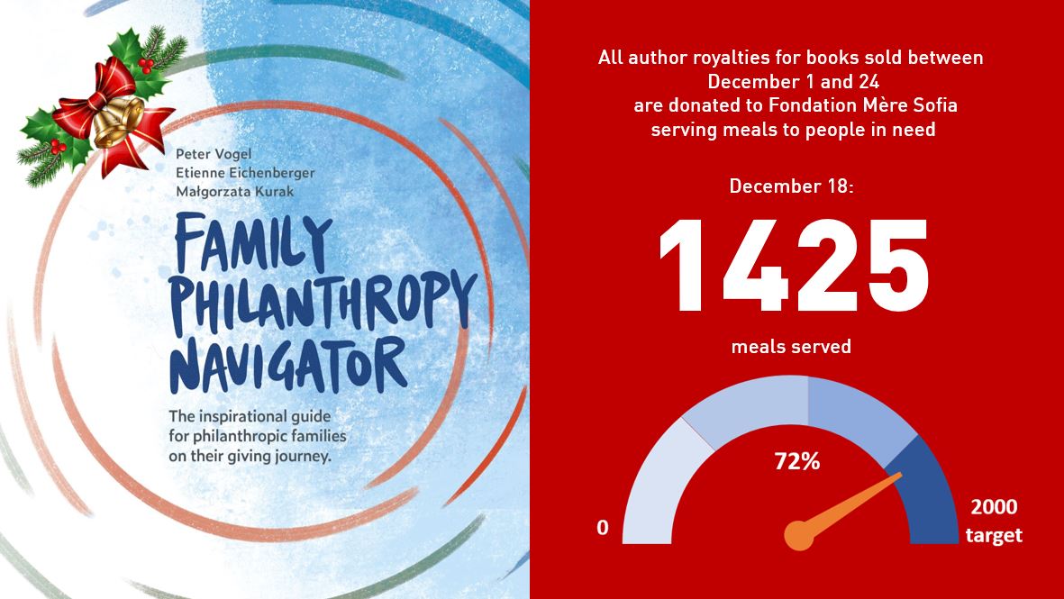 One week to go! Almost 2000 meals served to people in need through royalties donated by authors Malgorzata, Etienne and Peter. Help us reach target, get your copy of the book now -> mybook.to/FPN

Give and get inspired!

#philanthropy #IMDImpact #WISEImpact