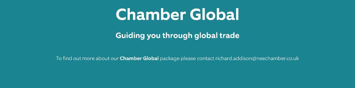 Do you export or import?

Our Global Package is now available. Offering;

- Specialist Relationship Management

- Knowledge, Expertise & Guidance through our Chamber International Team.

- Optimum Discounts on Chamber export documentation (1/2) https://t.co/023Yo9A9Yv