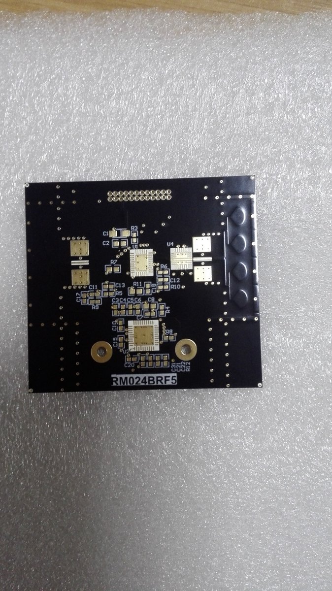 atechcircuit's tweet photo. 4 layers rogers PCB with RO4003C
4 layers Rogers PCB, material RO4003C, board thickness 2.14mm, finished copper inner Hoz outer 1oz, black solder mask, white silkscreen, immersion gold. https://t.co/DbZaBdKPCO
#pcbmanufacturing
#multilayerpcb
#aluminumpcb https://t.co/UPcaVw4SPQ