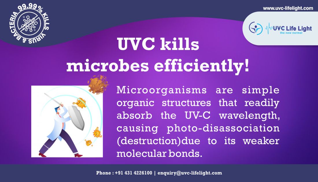 UVC light rays within a few seconds/minutes cause irreparable damage to the cell DNA of a microbe. The subsequent loss of genetic instructions causes cell death and/or the inability to replicate, rendering them harmless making your environment #germfree. 

#uvclifelight #uvcbox