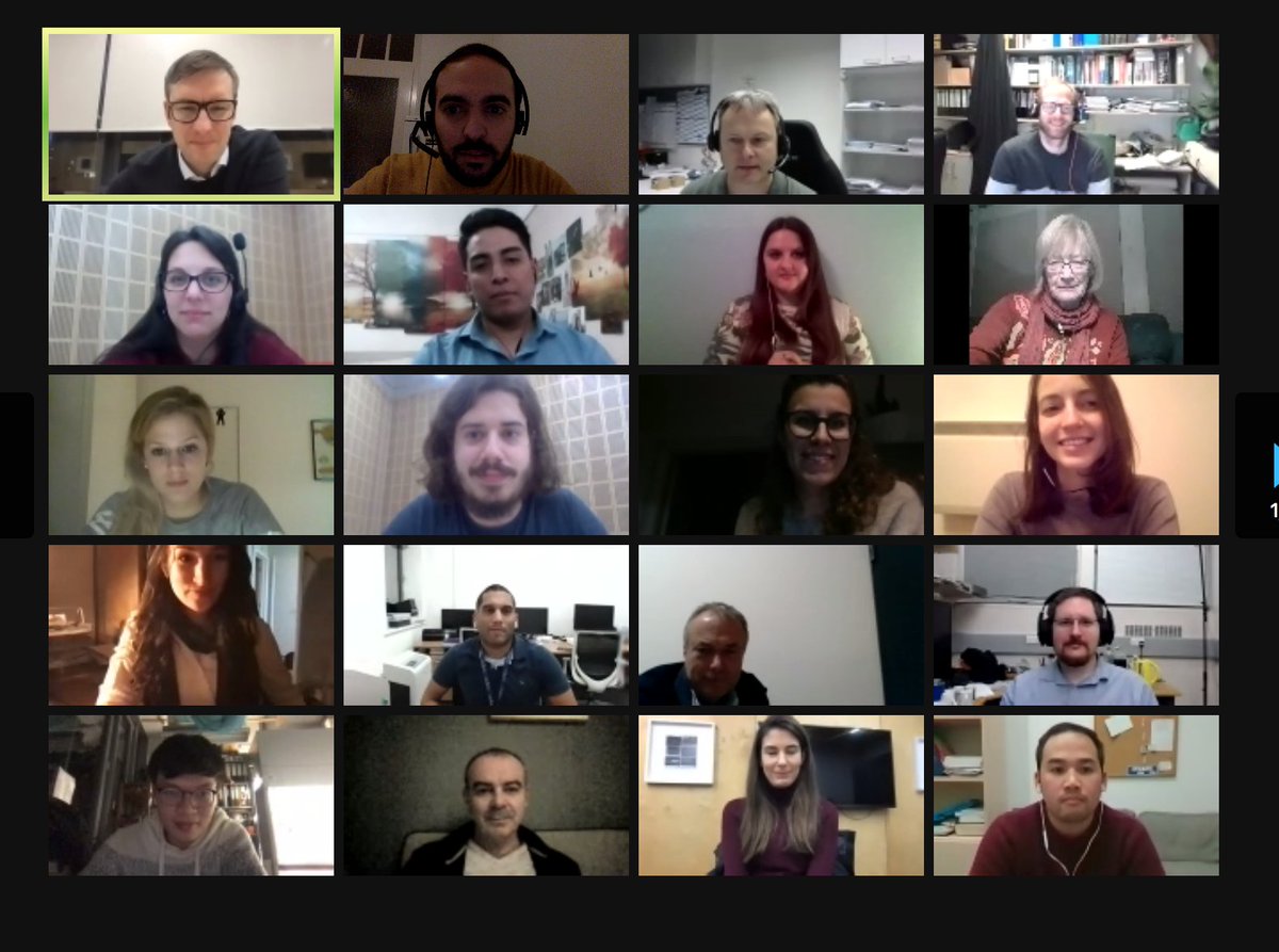 ETN_Nature's tweet photo. On Wednesday, we had a first network meeting with the newly recruited NATURE-ETN ESRs.
A great occasion to virtually meet each other and have an outlook on the next year and beyond! #H2020 @MSCActions https://t.co/hk7W8PaH6a